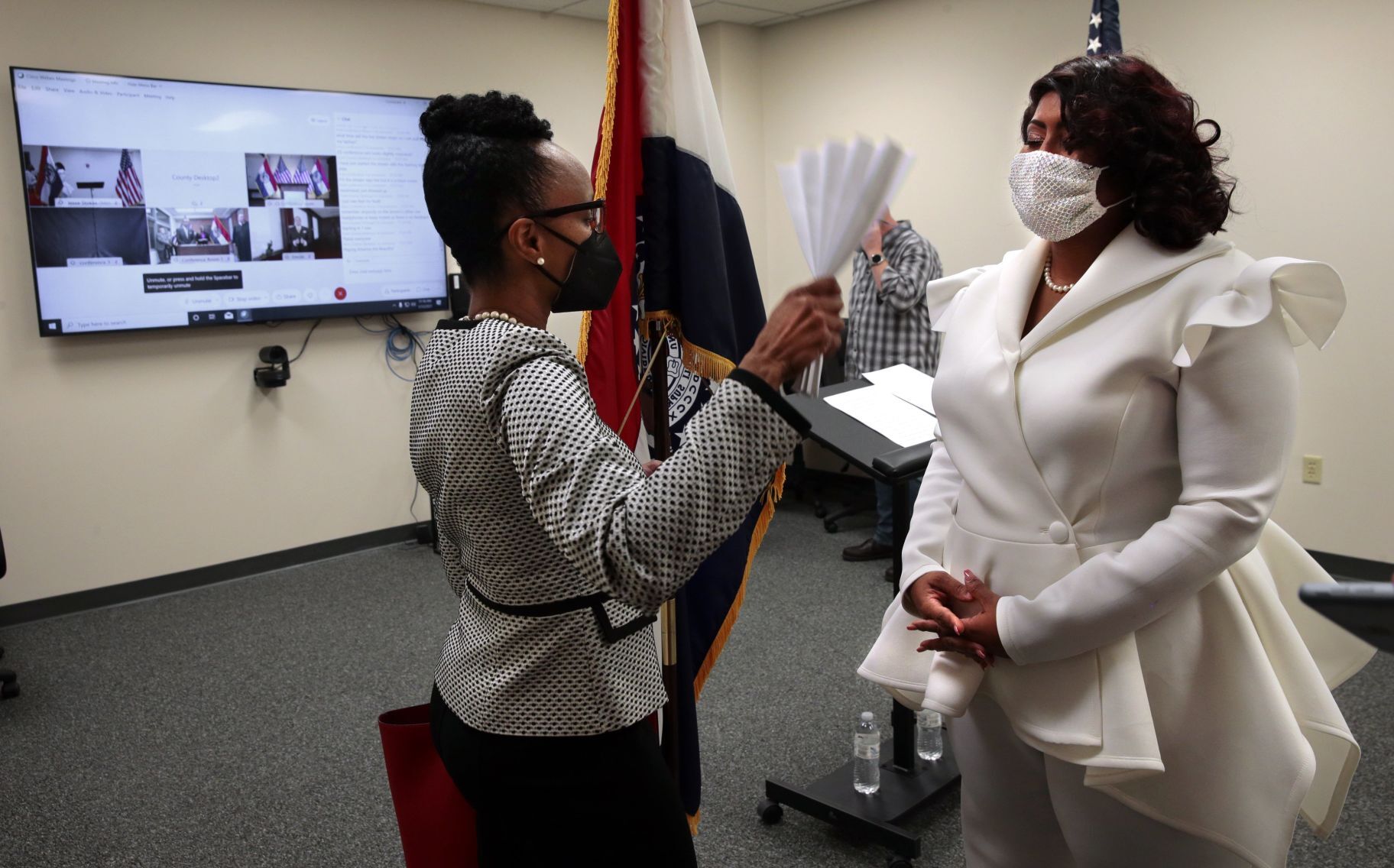 County council members sworn-in virtually